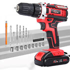 20-Volt Drill 2 Speed Electric Cordless Drill / Driver with Bits Set & Battery