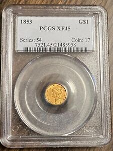 $1 Gold 1853 XF 45 PCGS Super Deal from Chelsea Rare Coins Free Shipping