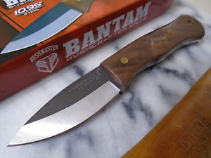 Bushmaster Bantam Bushcraft Fixed Blade Knife Full Tang 1095HCS UC3483 Leather