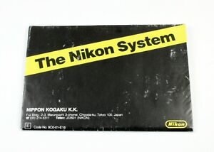 Nikon System - POSTER Chart - Accessory Guide - F3 FM2 - Pamphlet -  Manual