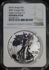 New Listing2021 S American Silver Eagle Landing T-2 Reverse PF69 NGC Silver Design Set