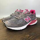 New Balance 990v3 Womens 8 D Gray Suede Mesh Athletic Running Shoes Sneakers
