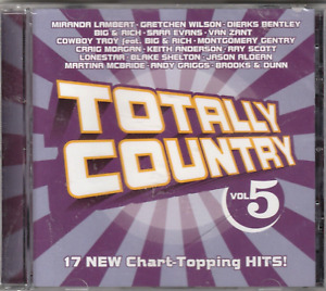 TOTALLY COUNTRY Vol. 5 CD Compilation (Minor Crack in Case) New Sealed
