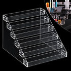 6 Layer Clear Acrylic Display Stand For Action Figures Paint Cosmetics Shelf
