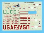 Monogram A-26C Invader kit decals, Partial Decal Set, 1/48 scale