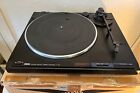 Yamaha P-30 Fully Automatic Turntable-IOB-Manual-Cords-Missing Cover/Hinges-Nice