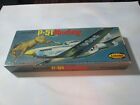 FAMOUS AURORA FIGHTERS NORTH AMERICAN P-51 MUSTANG 1/4 MODEL KIT-1956