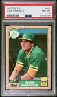 1987 Topps Baseball Jose Canseco Rookie Card  #620 PSA 8 73518763