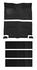 New! 1965-1968 Mustang Black Fastback Set Carpet Molded by ACC With Fold down 3p (For: 1966 Mustang)