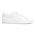 Puma Clyde Core L Foil Lace Up  Womens White Sneakers Casual Shoes 364670-04