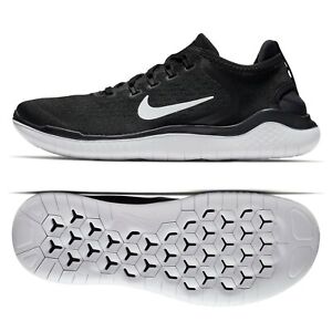 Nike Free RN 2018 Black/White 942836-001 Men's Running Shoes