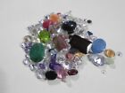 250 cts Mixed Gemstone Lot From Gold Silver Scrap Jewelry Cz More 50 Grams Lot-D