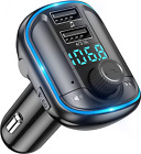 Bluetooth FM Transmitter for Car Radio Transmitter Dual USB Charger Music Player