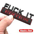 1PC FUCK-IT EDITION Logo Sticker Car Trunk Emblem Badge Decal Black Accessories (For: 2014 Volvo V40)