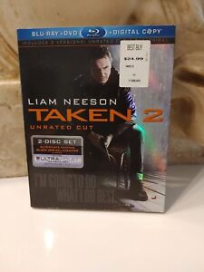 Taken 2 (Blu-ray/DVD, 2013, 2-Disc Set, Unrated/Theatrical