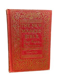 Red Hardback The New Marked Reference Bible out of print De Luxe Edition