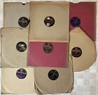 Parlophone Record Joblot X8 Various Artists 78rpm 12”