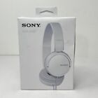 Sony MDR-ZX110 Stereo Corded Headphones, Compact Foldable White