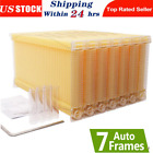 7X Auto Bee Frames Honey Plastic Beehive Frames for Brood Beekeeping Box House