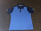 Adidas Climachill Mens XXL 2XL Blue Golf Athletic Short Sleeve Polo Shirt
