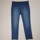 NYDJ Ankle Jeans USA Made Cotton Spandex Blend Sz 10 Pull On