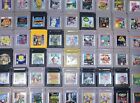 NINTENDO GAMEBOY GAME CARTRIDGE LOT YOU PICK BUY 2GET 1 50% OFF CLEANED & TESTED