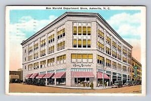 Asheville NC-North Carolina, Bon Marche Department Store Vintage c1934 Postcard