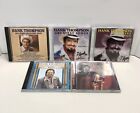 HANK THOMPSON Lot Of 5 CD’s-All Time Greatest Hits, Greatest Songs, Friends-READ