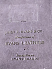 Vintage Playing Cards Evans Leather John R Evans & Co Velour Case