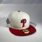 New Era Philadelphia Phillies 2008 World Series Retro Logo 59Fifty Hat Sz 7 3/8