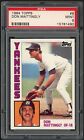 1984 Topps Don Mattingly New York Yankees #8 PSA 9 MINT Rookie Card OLD LABEL