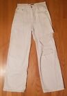 EDIKTED Wide Leg Ripped White Jeans Womens M High Waisted