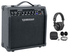 Rockville G-AMP 20 Watt Guitar Amplifier Combo Amp Bluetooth/Delay + Headphones