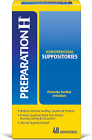 PREPARATION H Hemorrhoid Symptom Treatment Suppositories, Burning, Itching and D