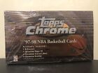 1997-98 Topps Chrome Basketball Factory Sealed Hobby Box