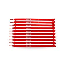 1000 Pcs - 200 MM Red  Plastic Security Seals for Container & Truck Security