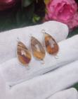 925 Sterling Silver ,AAA Natural Montana Agate Silver Chain Connectors 3 Pcs Lot