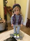 Our Generation Boy Doll Raphael with Skateboard & Hat 