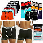 Lot of 2 4 6 Pack Men's Boxer Briefs Stretch Cotton Multi Color Underwear Trunk