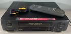 Tested Works JVC HR-DD740U VCR 19u Head HiFi Stereo VHS Player w/ Remote Cables