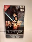 STAR WARS RETURN OF THE JEDI 1986 RED LABEL CBS FOX VHS TAPE FACTORY SEALED