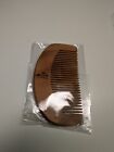 Engraved Natural Wood Wooden Comb