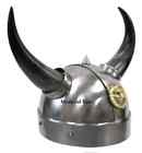 Medieval Knight Steel Viking Warrior Helmet with Horns Sca Larp Christmas Gift