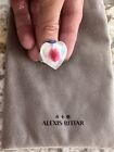 100% Authentic Alexis Bittar Archive Lucite Heart Bubble Ring