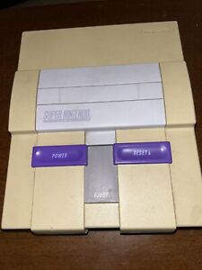 New ListingSNES Super Nintendo Console Only - Cleaned and Tested Working - No Cords