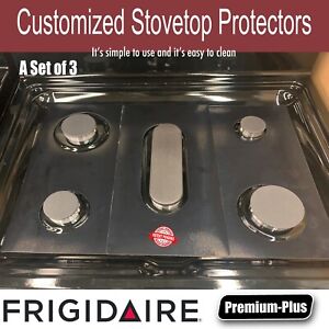 Frigidaire Gas Stove Protectors, Custom cut to fit your Stove, Lifetime Warranty