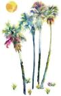 RoomMates Watercolor Palm Trees Peel And Stick Giant Wall Decals