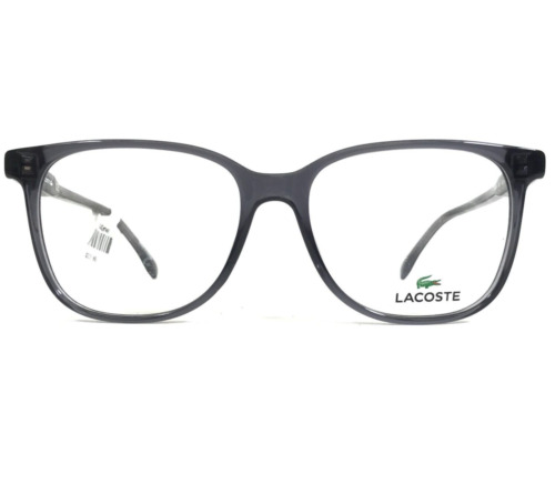 Lacoste Eyeglasses Frames L2839 035 Clear Grey Square Full Rim 53-16-145