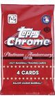 MLB 2021 Chrome Platinum Anniversary Baseball Trading Card HOBBY Pack [4 Cards]