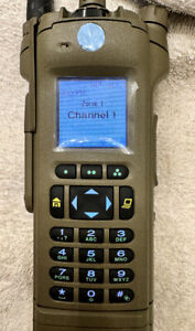 Motorola APX8000-SRX2200 4 BAND UHF1 UHF2 VHF 7/800 ARMY COMBAT HOUSING + MIC
